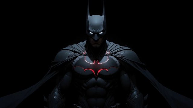 Batman Dark Shadow Portrait Wallpaper
