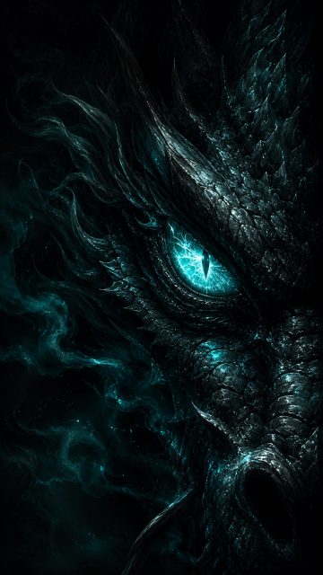 Abyss Eye Shadow Dragon Wallpaper