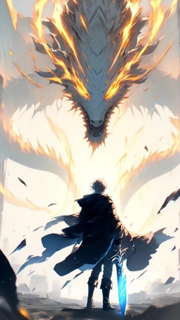 Radiant Awakening Dragon Wallpaper