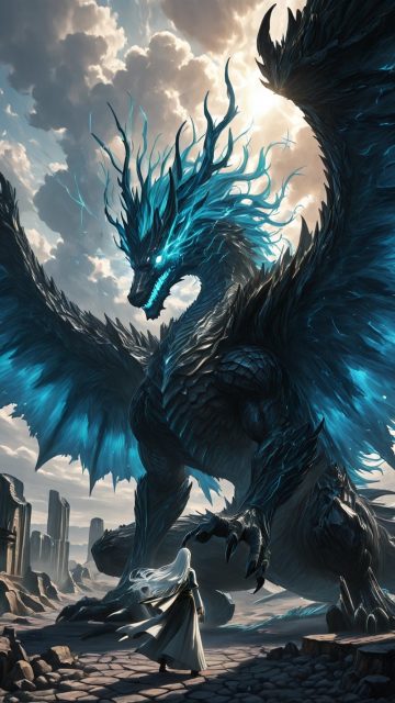 Shadow Wing Apocalypse Dragon Wallpaper