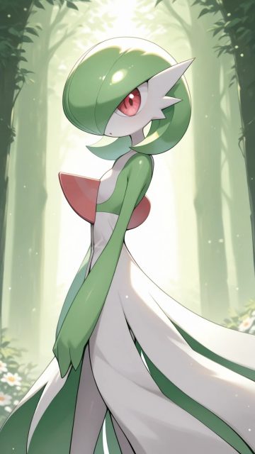 Gardevoir Forest Elegance Wallpaper