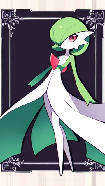 Gardevoir Elegant Portrait Wallpaper