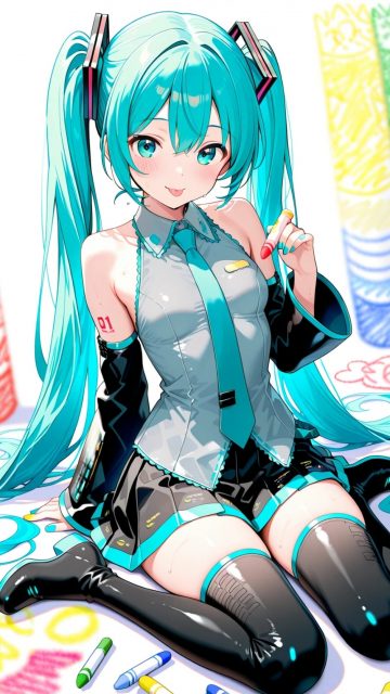 Hatsune Miku Creative Studio Mood Wallpaper
