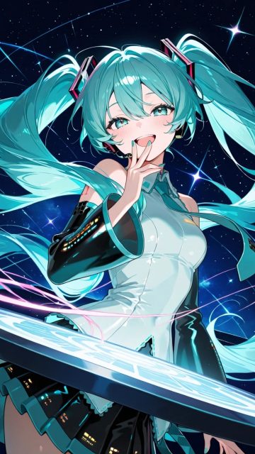 Hatsune Miku Starlight Performance Wallpaper