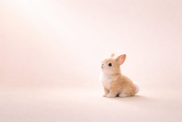 Minimal Bunny with Wide Negative Space