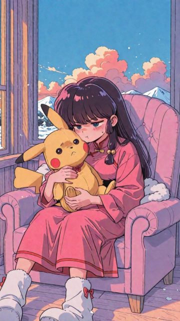Pikachu and Ranma Saotome Wallpaper