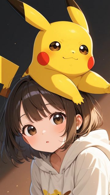 Pikachu Resting on a Trainer Wallpaper