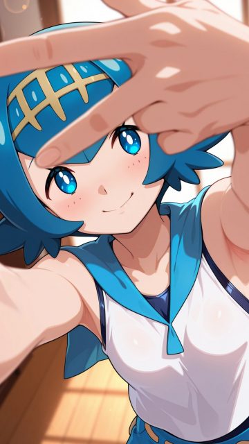 Lana Playful Selfie Pose Wallpaper