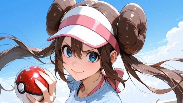 Rosa Under a Bright Blue Sky Wallpaper