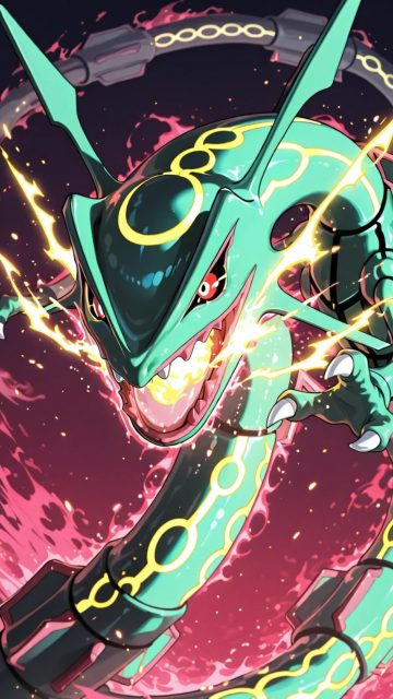 Rayquaza Cosmic Dragon Wallpaper