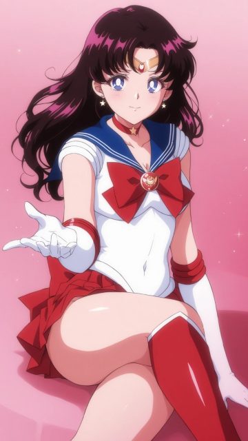Sailor Mars Sacred Flame Wallpaper