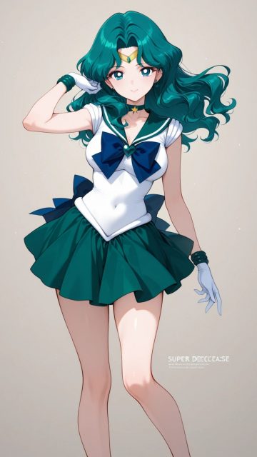 Sailor Neptune Classic Portrait Wallpaper