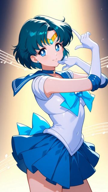 Sailor Neptune Radiant Pose Wallpaper