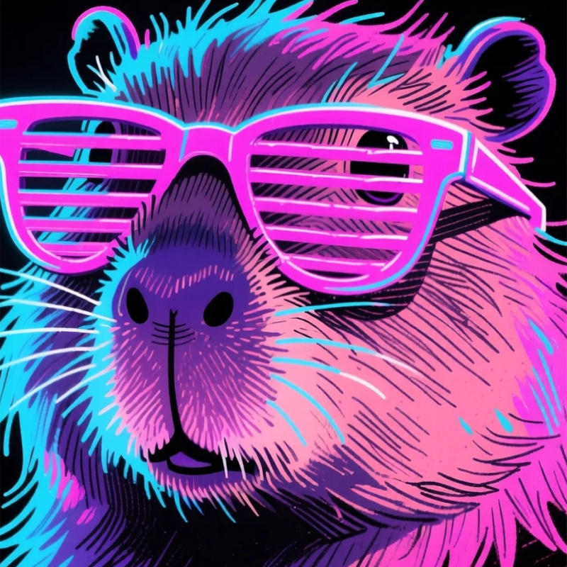 Stylized Capybara