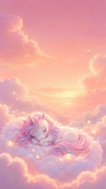 Pastel Cloud Dream Unicorn Wallpaper