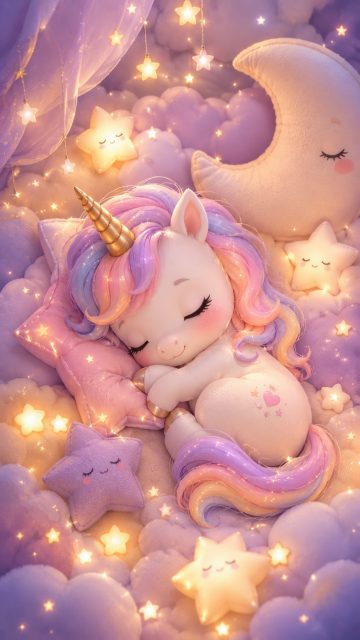 Star Nursery Dream Unicorn Wallpaper