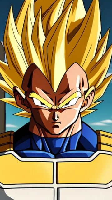 Classic Super Saiyan Vegeta Wallpaper